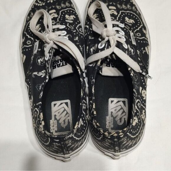 Vans x Star Wars Stormtrooper Bandana Print Low Top Sneakers M 6, W 7.5 - Picture 7 of 9